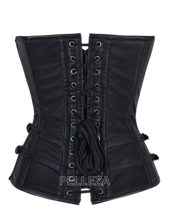 Cerys Sheep Nappa Leather Corset