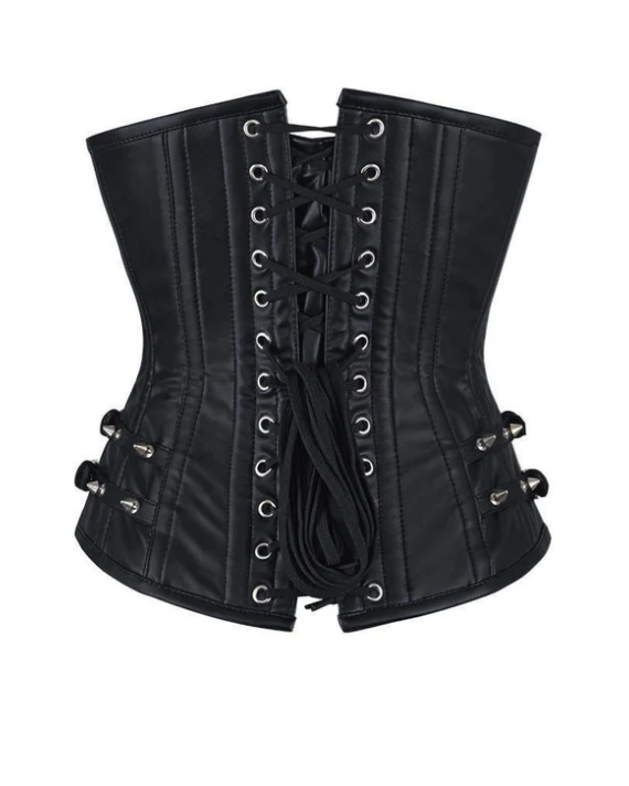 Pat Sheep Nappa Leather Underbust Corset