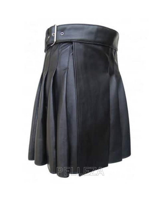 Men’s Cowhide Plated Kilt – Bold, Durable, Stylish Design