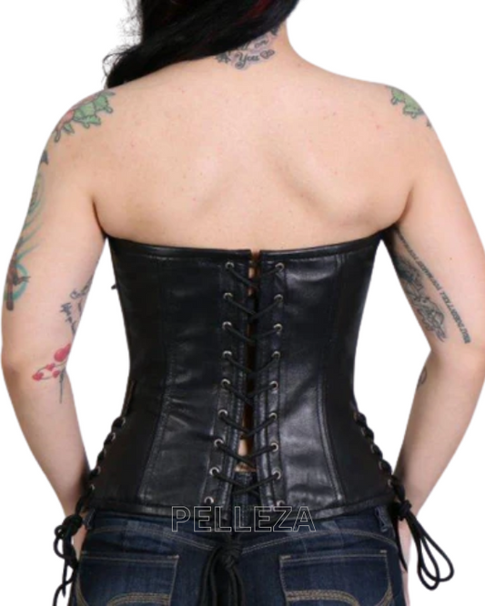 Hot Leathers Women’s Corset With Chest Laces
