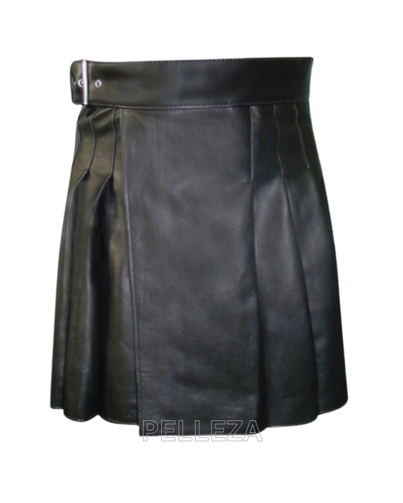 Men’s Cowhide Plated Kilt – Bold, Durable, Stylish Design