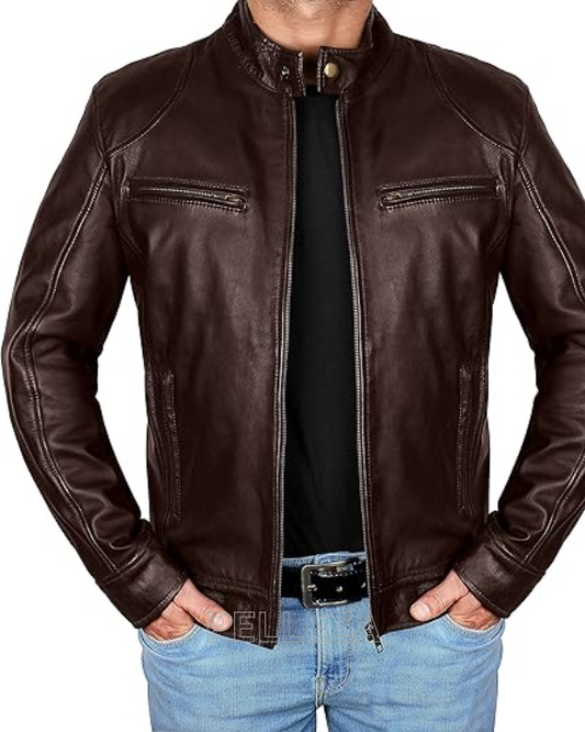 Men’s Slim Fit Biker Jacket