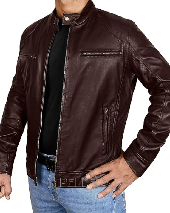 Men’s Slim Fit Biker Jacket
