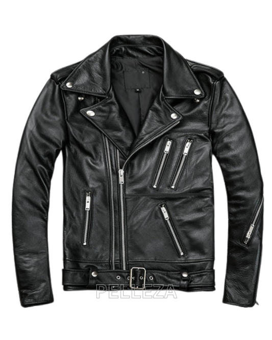 Biker Jacket for Men’s With Belt