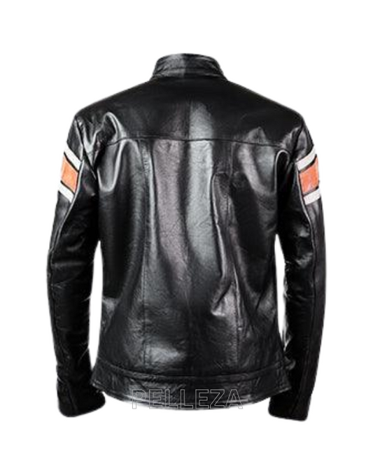 UT Classic Jack Leather Biker Jacket