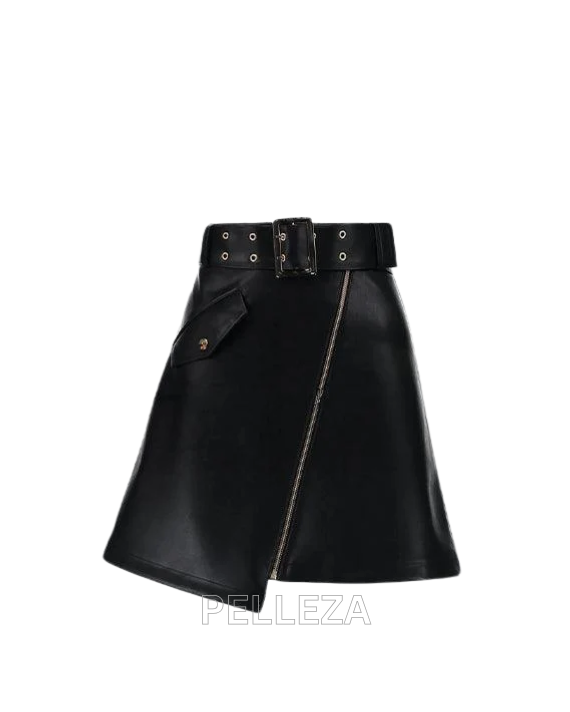Black Belted Skirt