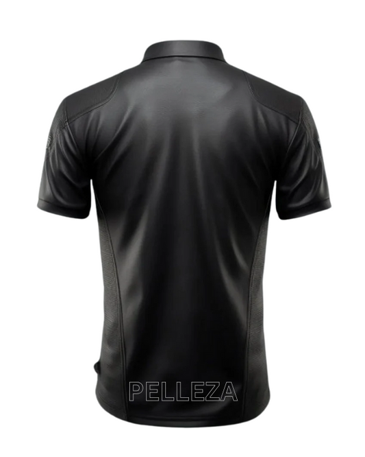 Men's Real Soft Black Leather Classic Casual Stylish Shirt