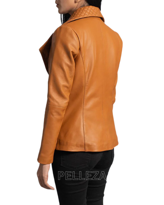 Tan Brown Short Blazer