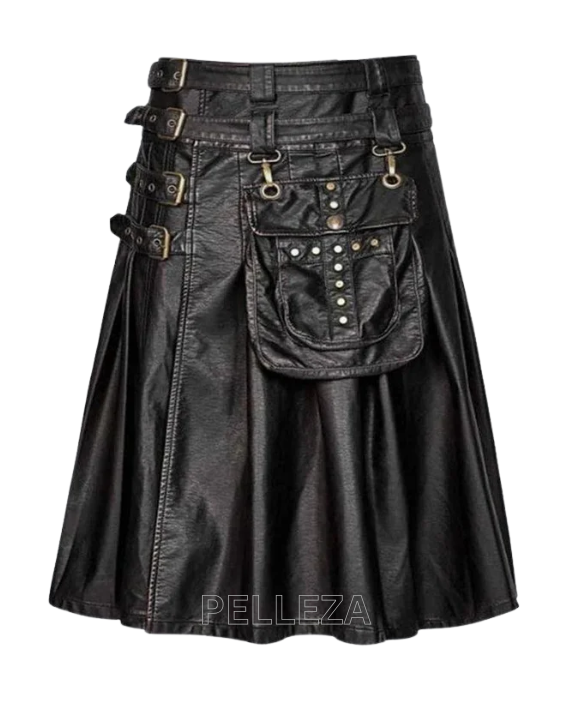 Cow Hide Gothic Kilt