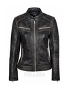 Rub Off Biker Style Lambskin Jacket – Edgy & Durable