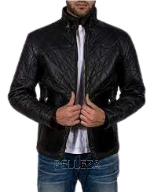 Men’s Equilibrium Cowhide Leather Jacket